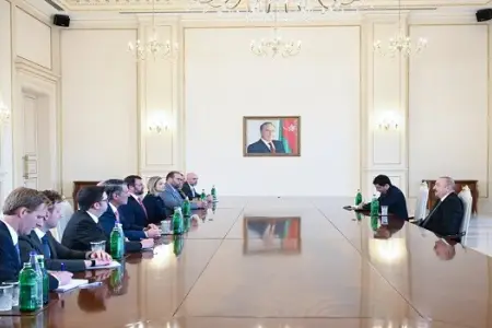 İlham Əliyev ABŞ nümayəndə heyətini qəbul etdi