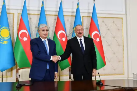 Tokayev: İlham Əliyev fiziki cəhətdən güclüdür
