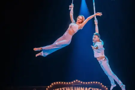 Almaniyada sirkdə bədbəxt hadisə: iki ukraynalı akrobat hündürlükdən yıxıldı