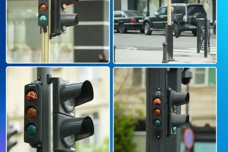 Svetoforlara 115 ədəd velosiped bölməsi quraşdırılıb