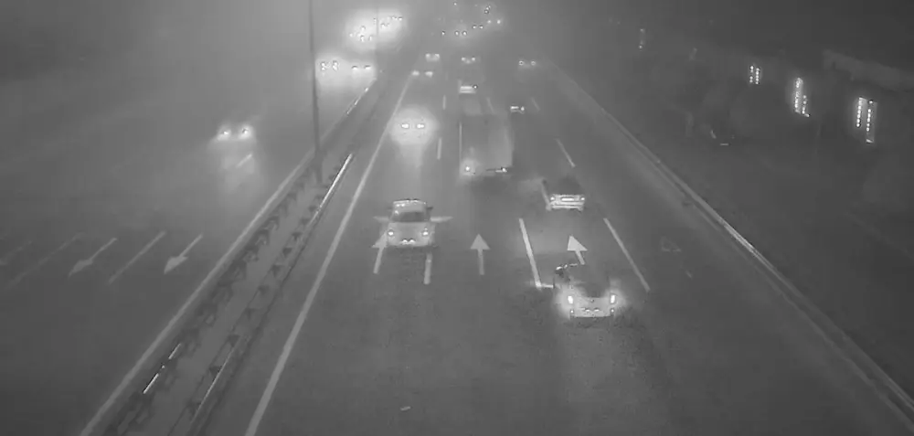 Duman səbəbindən bu yolda sürət həddi endirildi