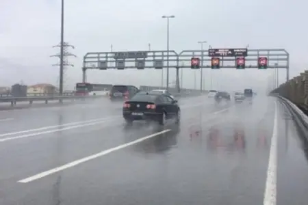 Bu yolda sürət həddi endirildi