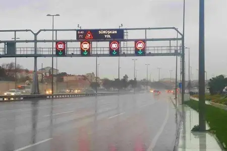 Aeroport yolunda sürət həddi bərpa edildi