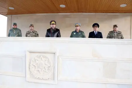 HHQ komandanı və Hərbi prokuror hərbi hissələrdə olublar - Foto