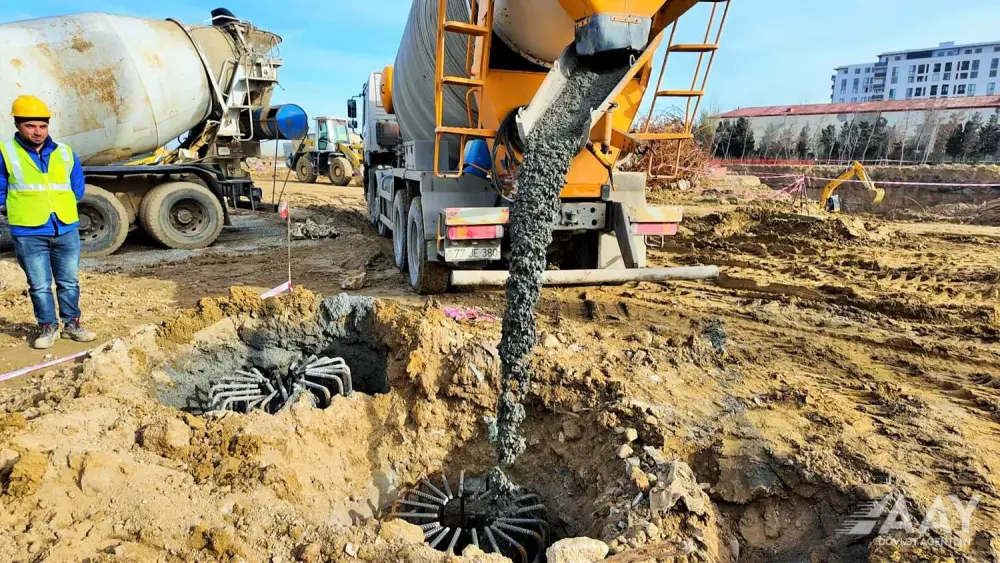 Bu ərazidə yeni avtomobil və piyada tunelləri tikilir - Foto