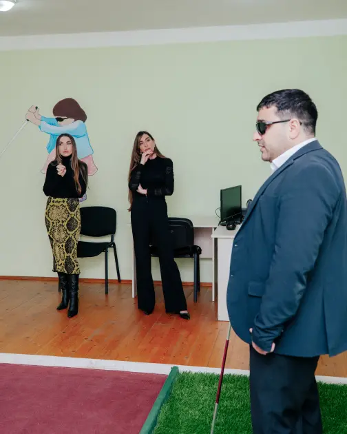 Arzu və Alena Əliyeva sosial reabilitasiya müəssisəsində