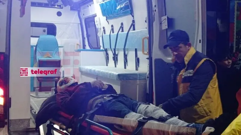 Ağdamda yolu keçən piyadanı avtomobil vurdu – Fotolar