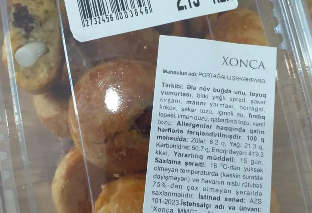“Araz"dan alınan şirniyyatdan çıxan plastik jurnalistin həyatına təhlükə yaratdı - Fotolar