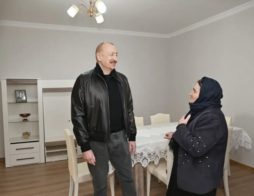 İlham Əliyev Ağdərədə - Fotolar - Yeniləndi