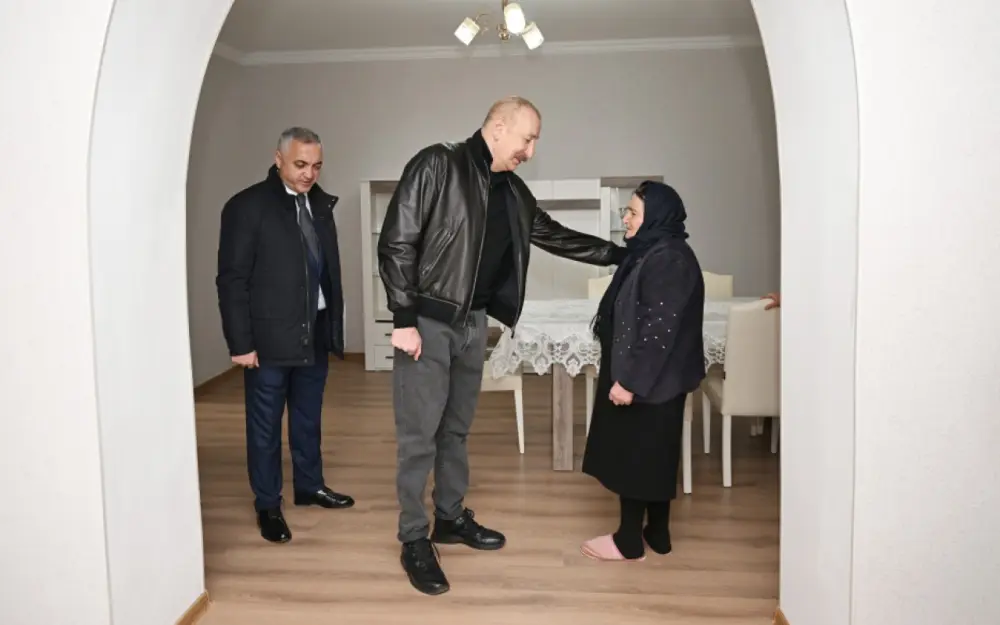 İlham Əliyev Ağdərədə - Fotolar - Yeniləndi