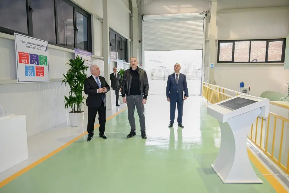 Prezident “Qozlukörpü” SES-in açılışında - Fotolar - Yeniləndi