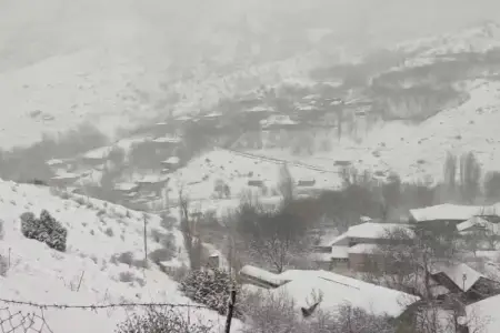 Naxçıvanda qarın hündürlüyü yarım metrdən çoxdur