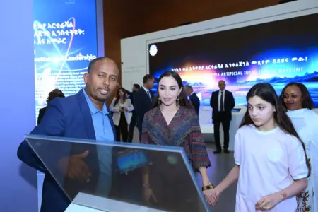 Leyla Əliyeva Efiopiya Elm Muzeyini ziyarət etdi - Fotolar