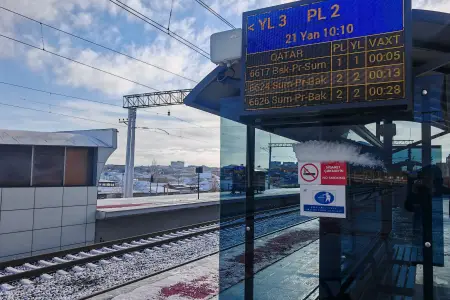 Sumqayıt–Bakı qatarında 14 dəqiqəlik müəmmalı gecikmə