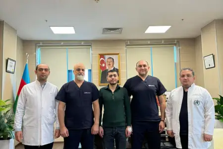 İlk robotik cərrahi əməliyyat keçirilən pasiyent evə buraxıldı