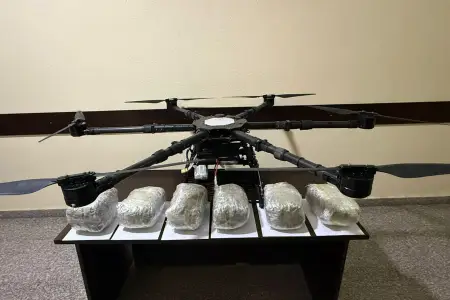 Horadiz istiqamətində PUA həyəcanı: Narkotik yüklü dron zərərsizləşdirildi