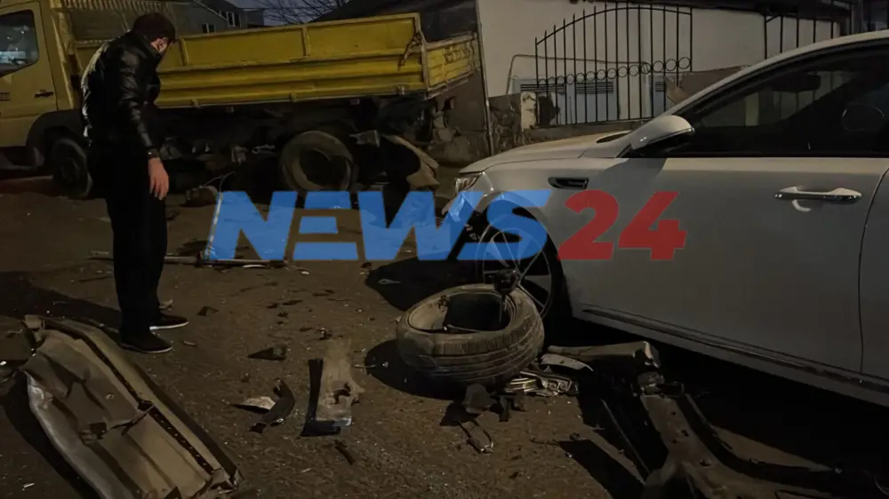 Yeni Yasamalda zəncirvari qəza - FOTOLAR