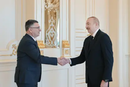 Prezident İsrail XİN başçısını qəbul etdi - Foto