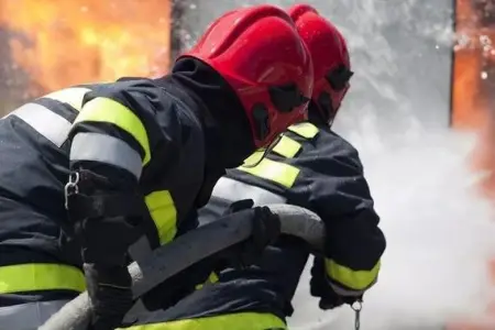 Bakıda obyektdə yanğın - ANBAAN GÖRÜNTÜLƏR
