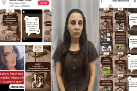 "TikTok"da özünü hüquqşünas kimi təqdim edən qadın həbs olundu