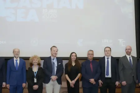 Cenevrədə Xəzər dənizinin ekoloji problemləri müzakirə olundu – Fotolar