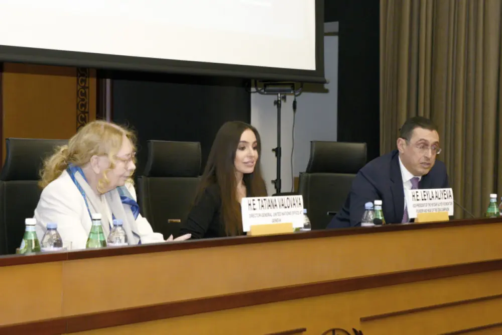 Cenevrədə Xəzər dənizinin ekoloji problemləri müzakirə olundu – Fotolar