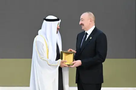 Prezident mükafata görə belə təşəkkür etdi - Foto