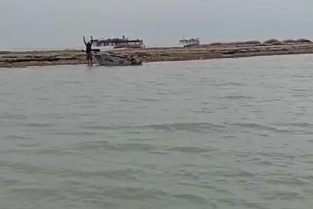 Xəzər dənizində köməksiz qalan balıqçılar xilas edildi