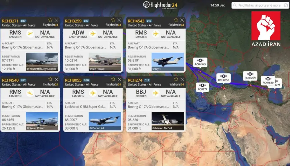 Səssiz eniş, böyük şübhə: ABŞ İrana yaxın bölgələrdə hərbi gücünü artırır - Foto 