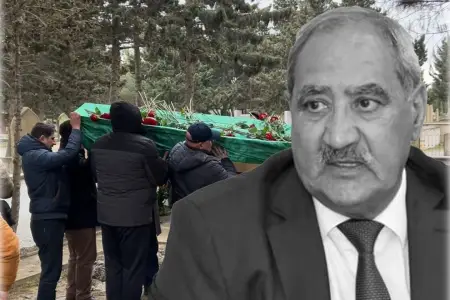 Fəzail Ağamalı dəfn edildi - VİDEO