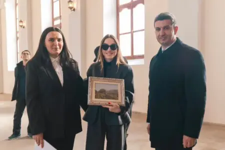 Leyla və Alyona Əliyevalar Müqəddəs İohann lüteran kilsəsində