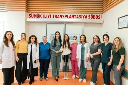 Alyona Əliyeva Talassemiya Mərkəzindən paylaşım etdi