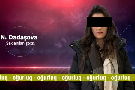 Bakıda qadın zərgərlik mağazalarından oğurluq etdi - VİDEO