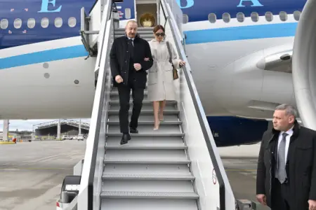 Prezident İlham Əliyev Almaniyada səfərdədir - FOTO