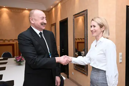 Prezident İlham Əliyev Kaya Kallasla görüşdü