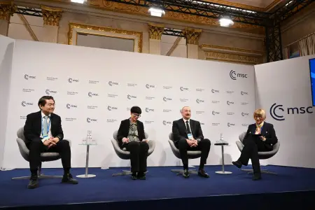 İlham Əliyev Münxendə Trans-Xəzər əməkdaşlığına dair panel iclasda iştirak edib – VİDEO/YENİLƏNDİ