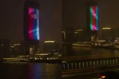 Serbiyada bayram-bayrama qarışıb - Video