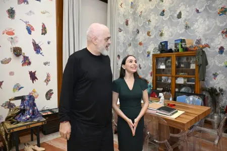 Leyla Əliyeva Tiranada Albaniyanın Baş naziri Edi Rama ilə görüşdü