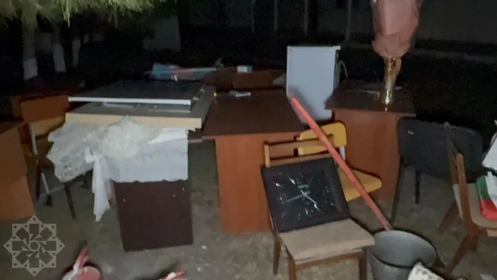 Ucarda məktəb yandı - Fotolar