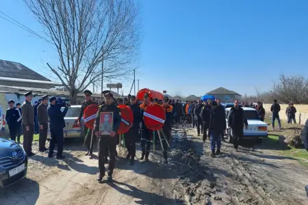 Həlak olan FHN əməkdaşı dəfn edildi - Foto