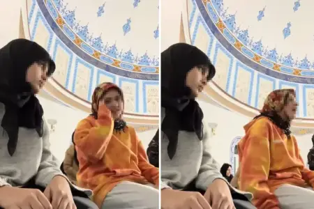 Məsciddə çəkdikləri videoya görə tənqid olundular