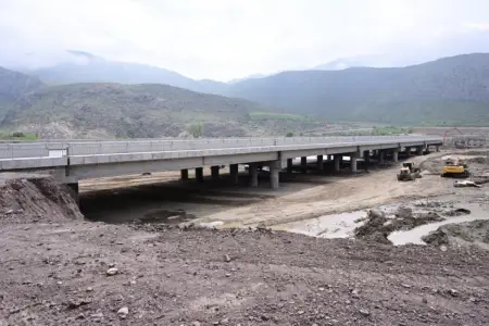 Ağbənd-Kəlalə avtomobil körpüsünün tikintisi başa çatdı