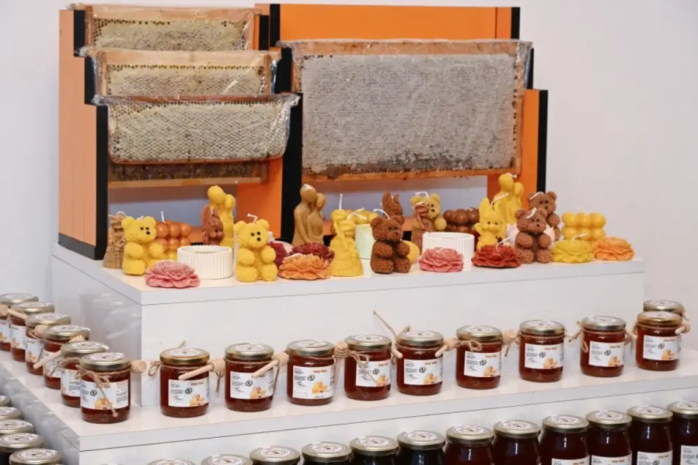 Leyla Əliyeva Qubada arıçı ailəsinin qonağı oldu - FOTO