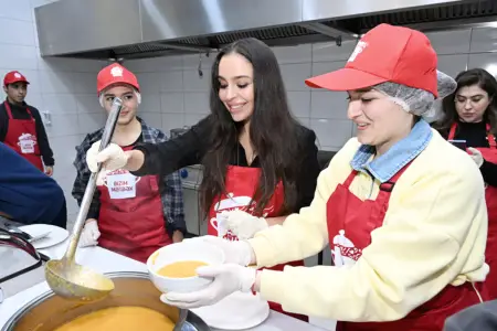 Leyla Əliyeva iftar məclisində - Fotolar