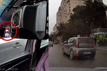 Həm qayda pozdu, həm də azyaşlını təhlükəyə atdı – VİDEO