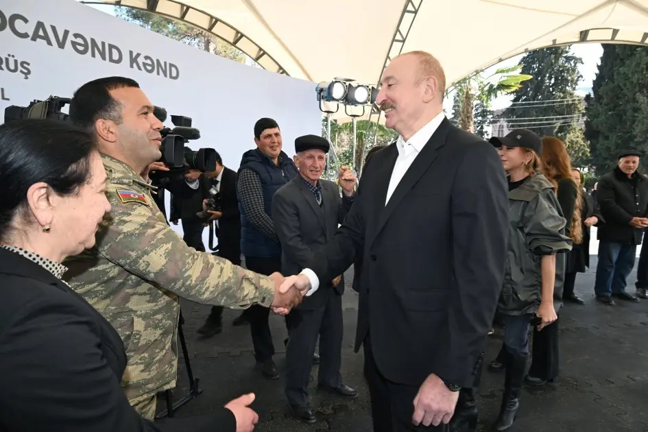 Prezident İlham Əliyev Xocavənd şəhər və Xocavənd kənd sakinləri ilə görüşdü – FOTOLAR