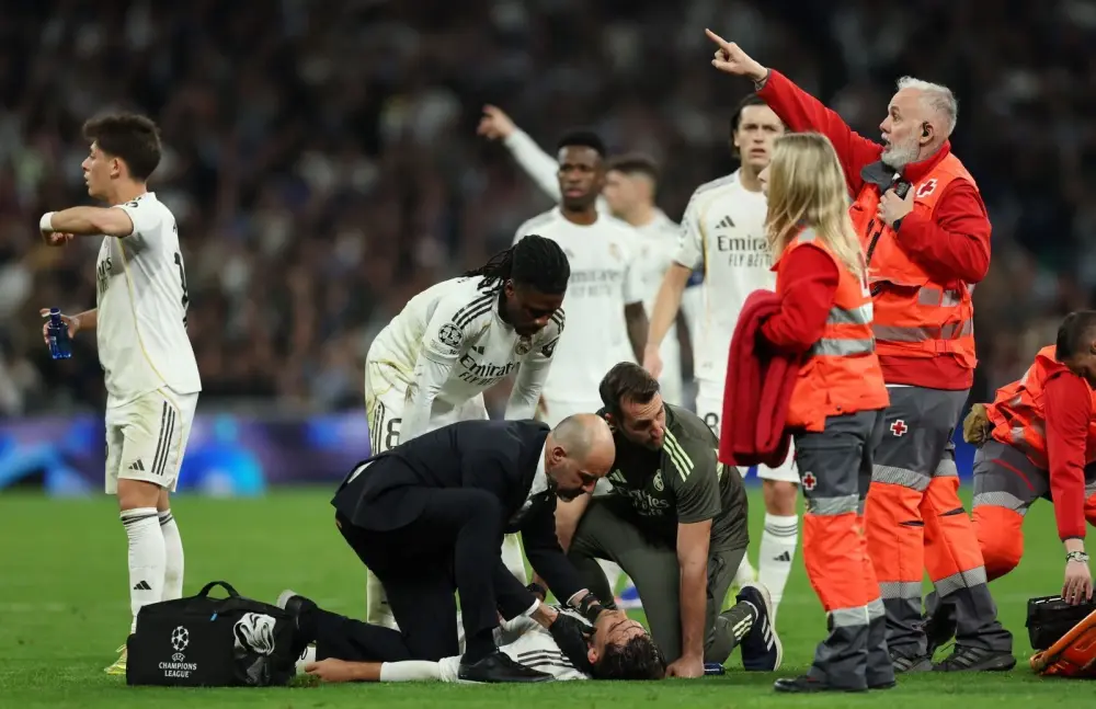 “Real Madrid” – “Benfika” oyununda qorxulu anlar