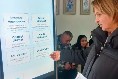 Masallı Rayon Mərkəzi Xəstəxanasında elektron növbə sistemi istifadəyə verildi