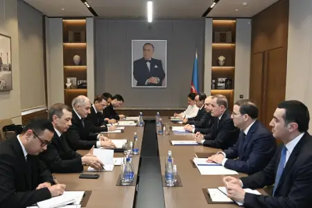 Ceyhun Bayramov Türkmənistanın xarici işlər nazirinin müavini ilə görüşdü