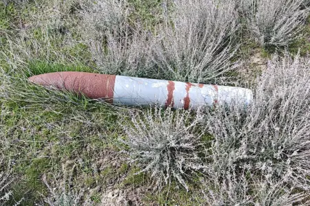 Salyanda partlamamış mərmi aşkarlandı